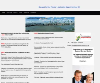 Application-Support.co.uk(Application Support Services UK) Screenshot