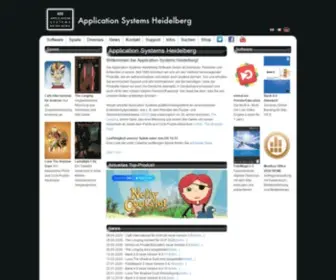 Application-SYstems.de(Application Systems Heidelberg) Screenshot