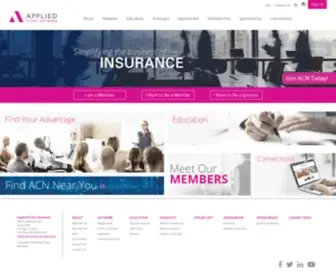 Appliedclientnetwork.org(ACN) Screenshot