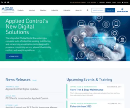 Appliedcontrolequipment.com(Applied Control) Screenshot