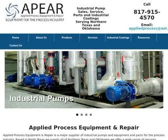 Appliedprocessequipment.com(Industrial Pump Sales) Screenshot