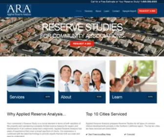 Appliedreserveanalysis.com(Applied Reserve Analysis) Screenshot