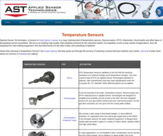 Appliedsensortech.com(Temperature Sensors) Screenshot