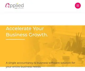 Applieduk.com(Accountancy & Business Software Solutions) Screenshot