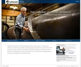 Appliedunderwriters.com(Applied Underwriters) Screenshot