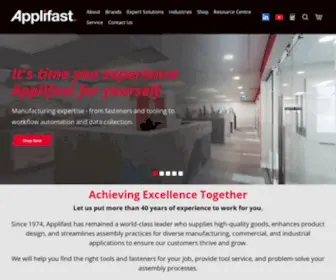 Applifast.com(APPLIFAST Tool and Fastener Systems) Screenshot