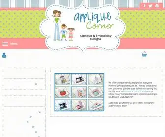 Appliquecorner.com(Applique Corner) Screenshot