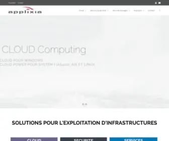 Applixia.com(Nos offres Cloud) Screenshot