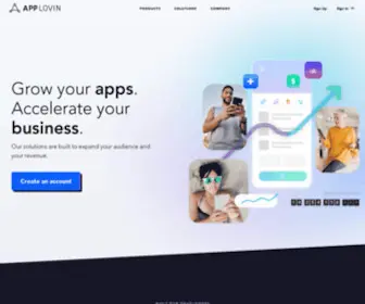 Applovin.com(AppLovin builds technology) Screenshot