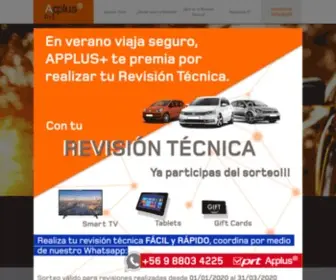 Applusprt.cl(Applus Chile) Screenshot