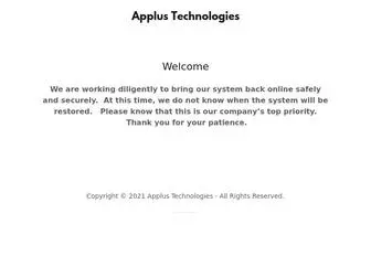 Applustechnology.com(Applus Technologies) Screenshot