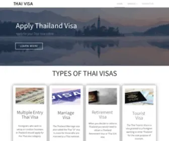 Apply-Thailand-Visa.com(Apply for a Thai Visa) Screenshot