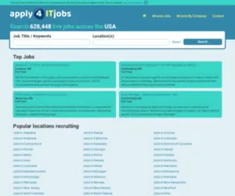 Apply4Itjobs.com(Apply 4 IT Jobs) Screenshot