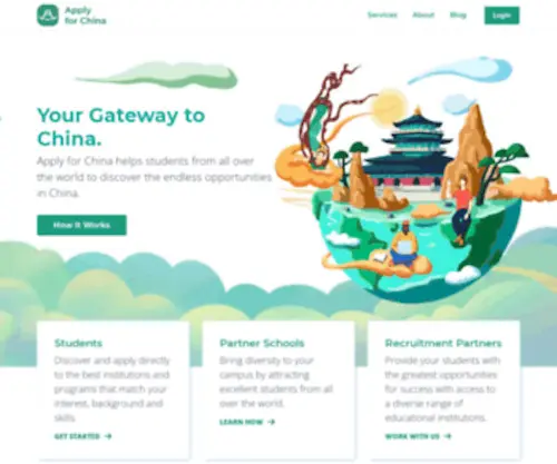 Applyforchina.com(Best Educational Institute for International Students in China) Screenshot