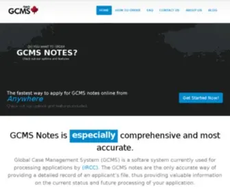 Applygcms.com(Apply GCMS) Screenshot