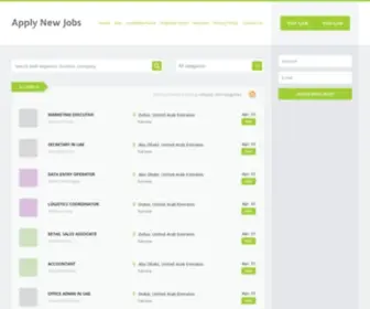 Applynewjobs.com(Apply New Jobs) Screenshot