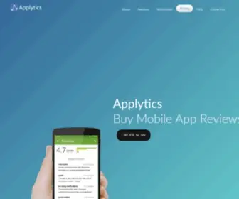 Applytics.co(Buy App Reviews From Real Users Starting $1) Screenshot