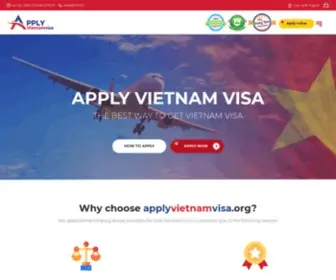 Applyvietnamvisa.org(Vietnam Visa On Arrival Tourist & Business) Screenshot