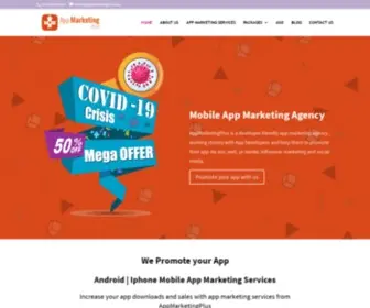 Appmarketingplus.com(App marketing company) Screenshot