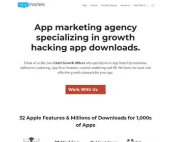 Appmasters.com(App Marketing Agency) Screenshot
