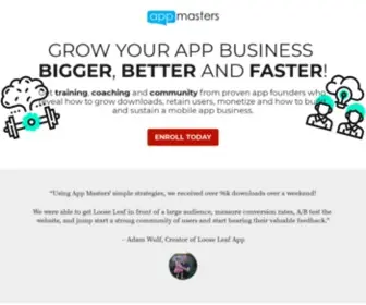 Appmastersacademy.com(App Marketing Courses) Screenshot