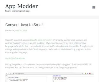 Appmodder.com(Appmodder) Screenshot