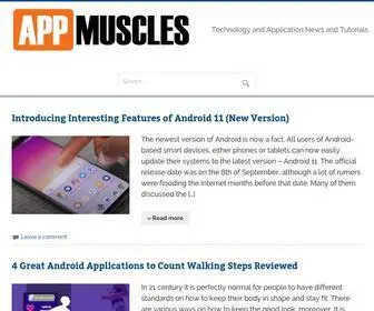 Appmuscles.com(Technology and Application News and Tutorials) Screenshot