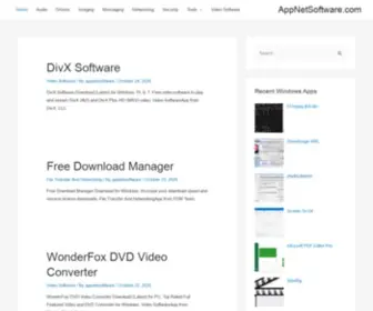 Appnetsoftware.com(Best Apps for Desktop PC) Screenshot