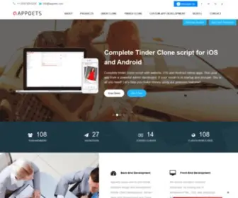 Appoets.com(Tinder Clone Script) Screenshot