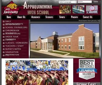 Appohigh.org(Appoquinimink High School) Screenshot