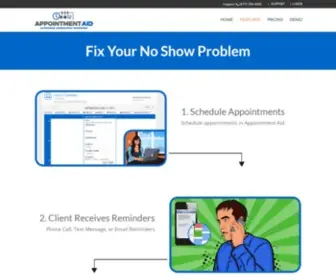 Appointmentaid.com(Automated Appointment Reminders) Screenshot