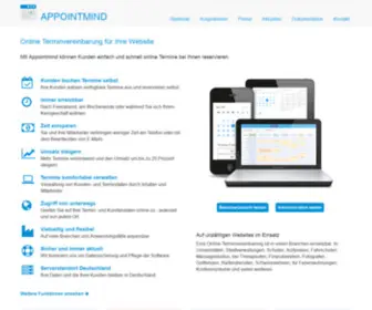 Appointmind.de(Online Terminvereinbarung) Screenshot