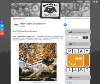 Appotography.com(IPhone Photography Reviews and Tips) Screenshot
