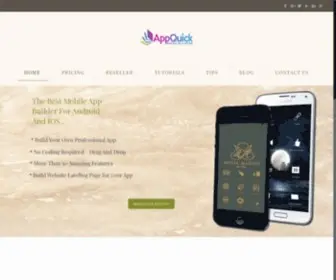 AppQuick.net(Mobile App Builder For iOS and Android) Screenshot