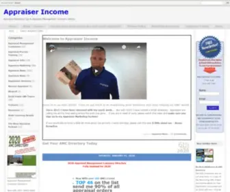 Appraiserincome.com(Appraisal Management Tips and Techniques) Screenshot