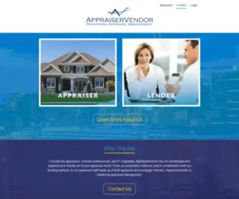 Appraiservendor.com(Appraiser Vendor) Screenshot