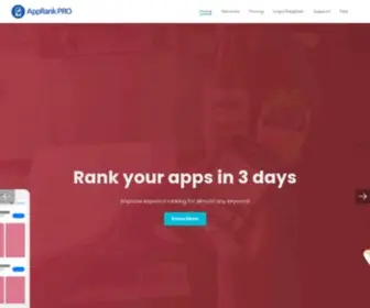 Apprankpro.com(Guaranteed ranking for iOS and Android apps) Screenshot