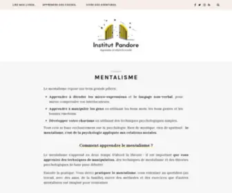 Apprendre-A-Manipuler.com(Institut Pandore) Screenshot