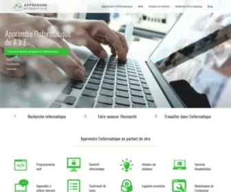 Apprendreinformatique.fr(Apprendre l'informatique en quelques clics) Screenshot
