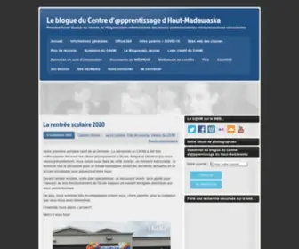 Apprendrepourlavie.com(Le blogue du Centre d'@pprentissage d Haut) Screenshot