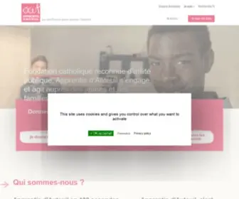 Apprentis-Auteuil.org(Apprentis d'Auteuil) Screenshot