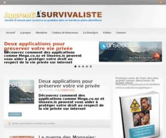 Apprentisurvivaliste.com(Matériel) Screenshot