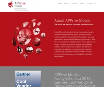 Apprise-Mobile.com(APPrise Mobile) Screenshot
