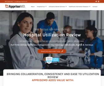 Apprisemd.com(Utilization Management Services) Screenshot