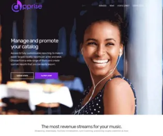 Apprisemusic.com(Apprise Music offers many options for music distribution and promotions) Screenshot