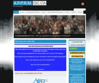 APPRM.qc.ca(Bienvenue sur notre site) Screenshot