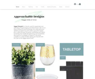 Approachabledesigns.com(Home decor) Screenshot