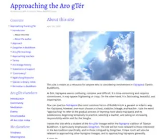 Approachingaro.org(Vividness) Screenshot