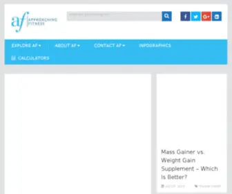 Approachingfitness.com(Approachingfitness) Screenshot