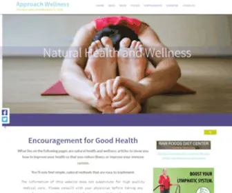 Approachwellness.com(Improve your health one step at a time with Approach Wellness) Screenshot